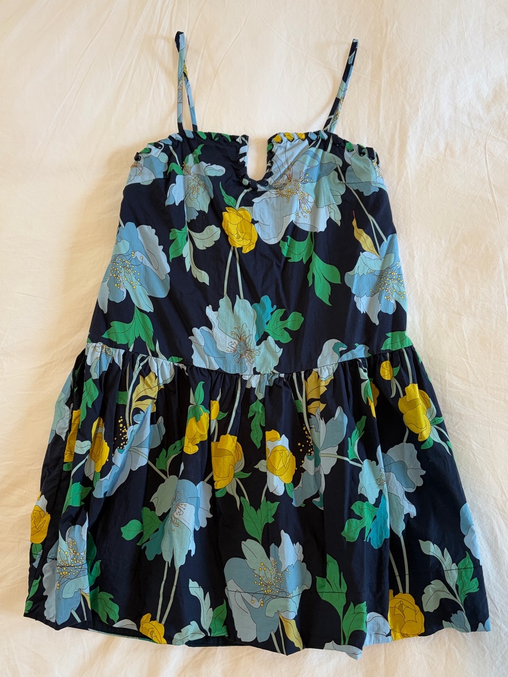 Navy Floral Sundress